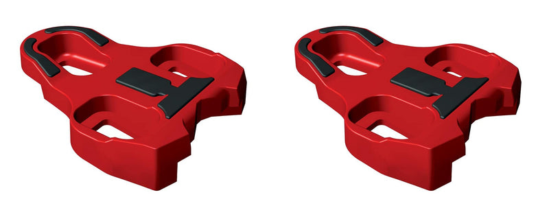 Velox Look Keo Pedal Cleats, Red 9° Float