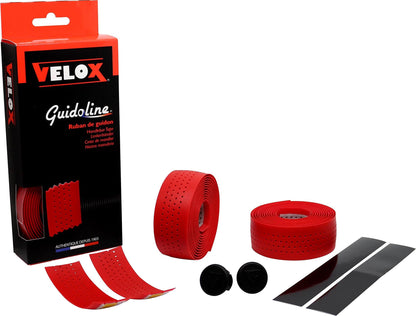 Velox Soft Grip Cork Handlebar Tape, Red, One Size