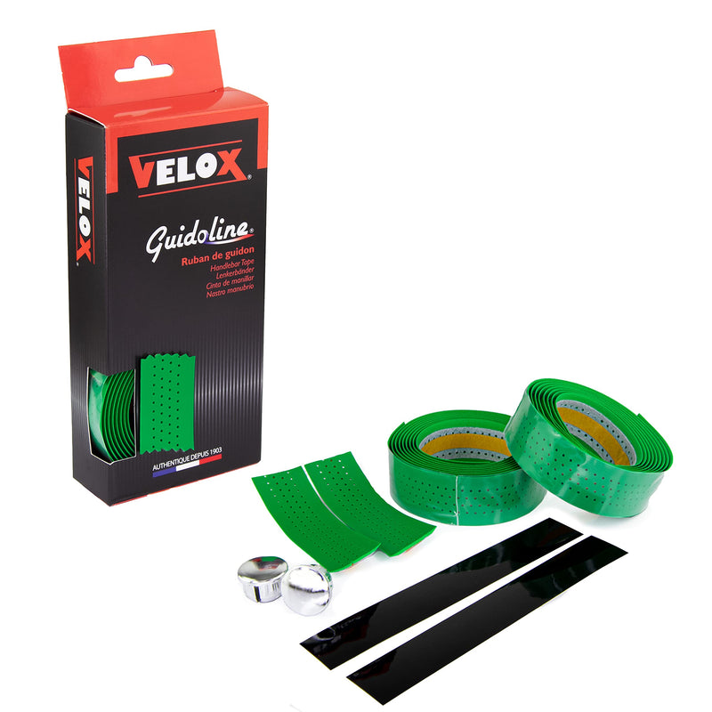 Velox Soft Grip Cork Handlebar Tape, Green, One Size