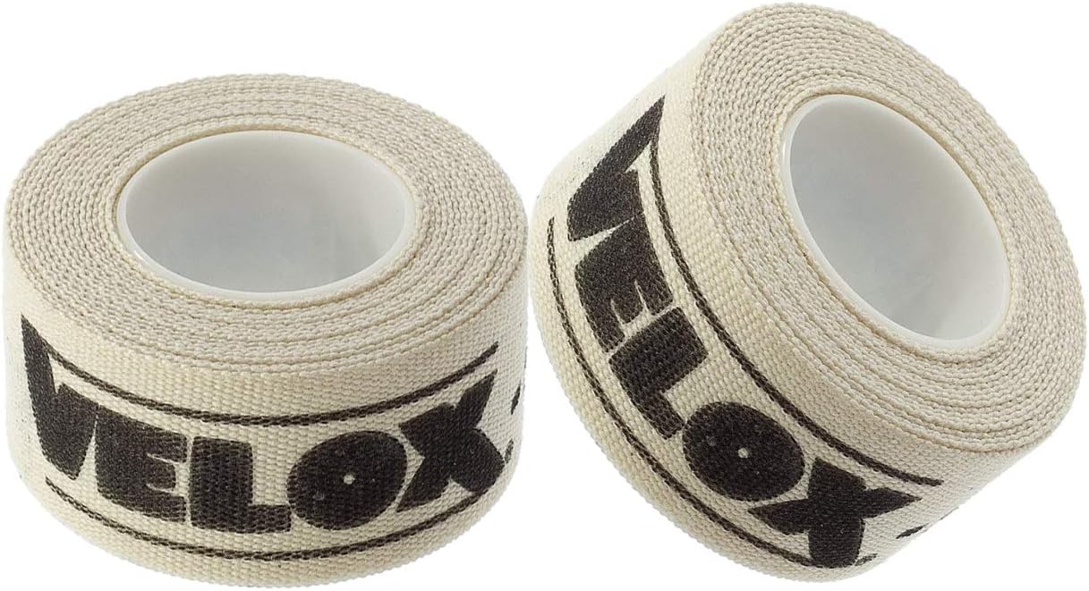 Velox F222K00 Jante Cotton Tape 22mm Cotton Rim Tape - White, 22mm x 2m