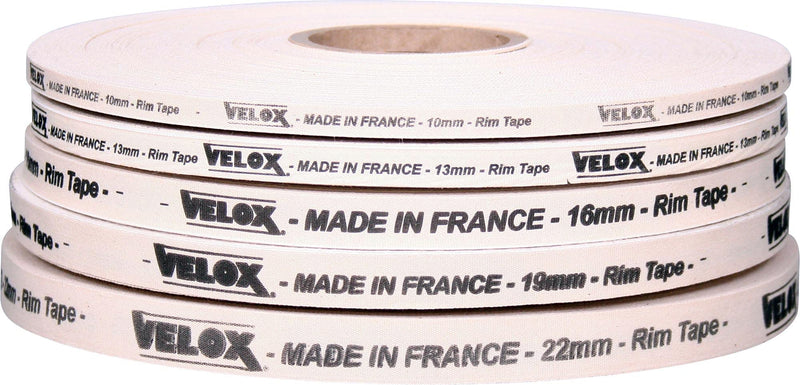 Velox Deluxe Cotton Rim Tape, 22mm (100 Meter Roll), White