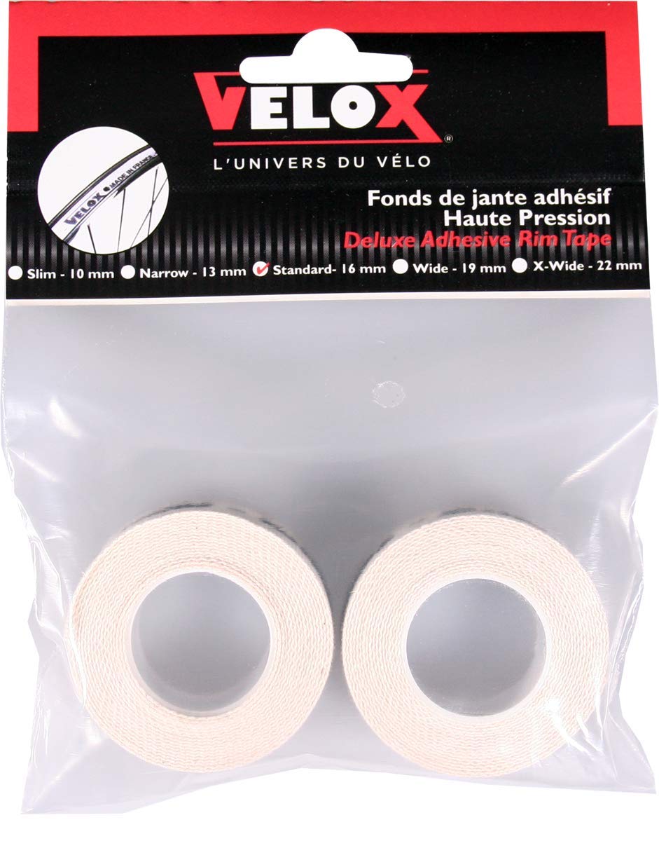 Velox Jante Cotton Tape 16mm Cotton Rim Tape - White