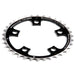 ATAT-1 Spécialités TA Compact 94pcd 5 Arm 9 Speed Chainring, Black, Outer 42T