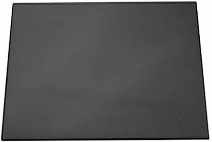 Durable Desk Mat with Transparent Overlay in Black | 65 x 52 cm | Pack of 1 | ComforTable To Use | Ideal for Keeping Small Notes and Reminders Close to Hand 650 x 520mm black