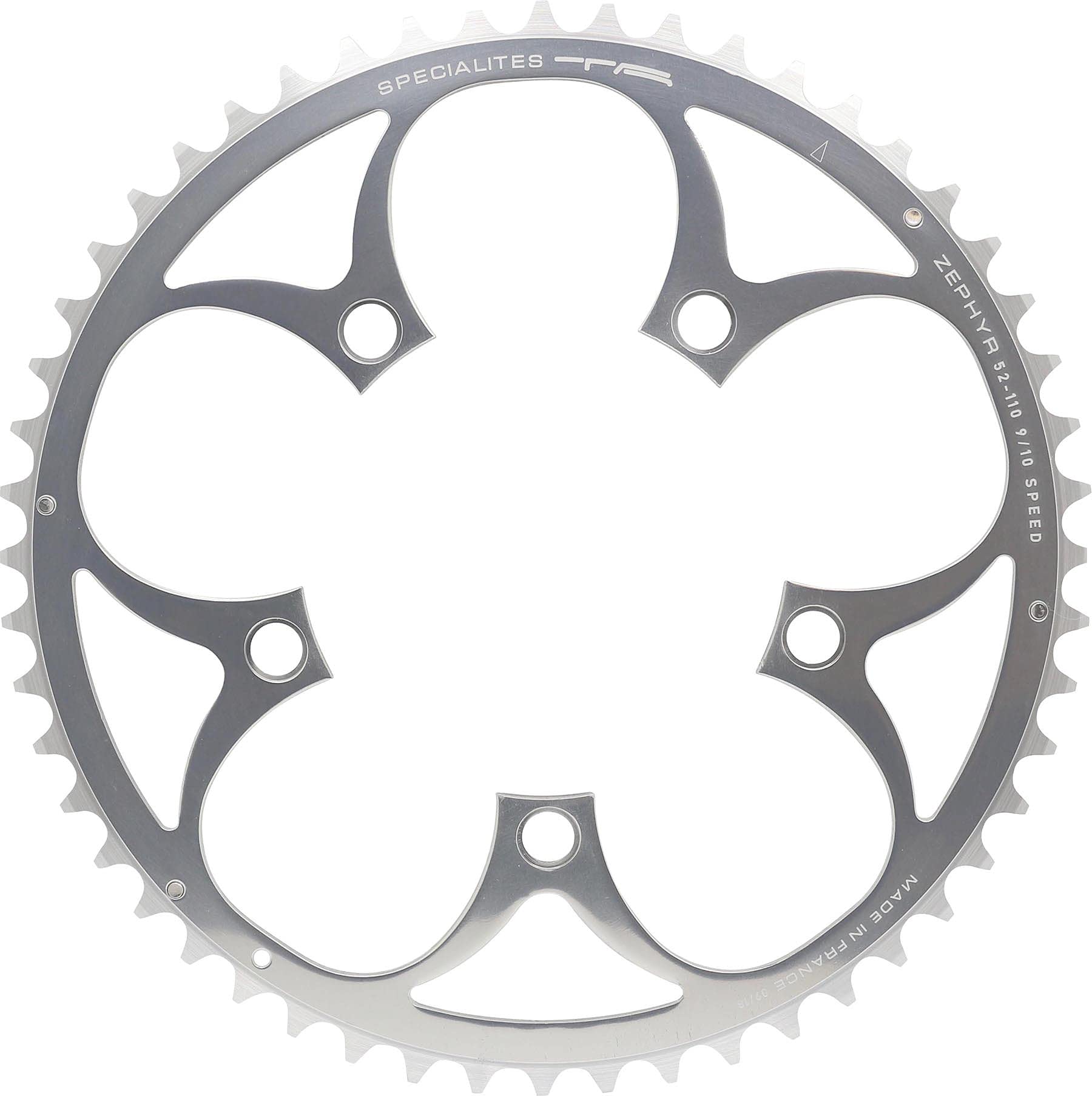 Spécialités TA Zephyr Compact 5-Arm 110pcd 9/10 Speed Chainring