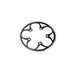 motodak Spécialités TA Zephyr Compact 5-Arm 110pcd 9/10 Speed Chainring, Outer
