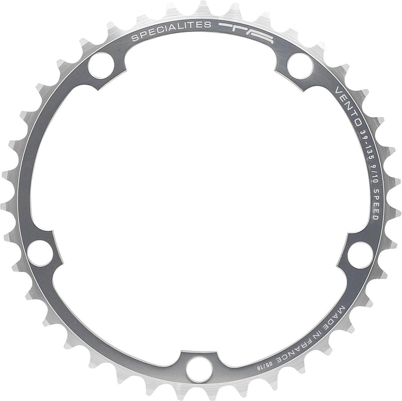 Spécialités TA Unisex's Vento 135pcd Campagnolo 9/10 Speed Chainring