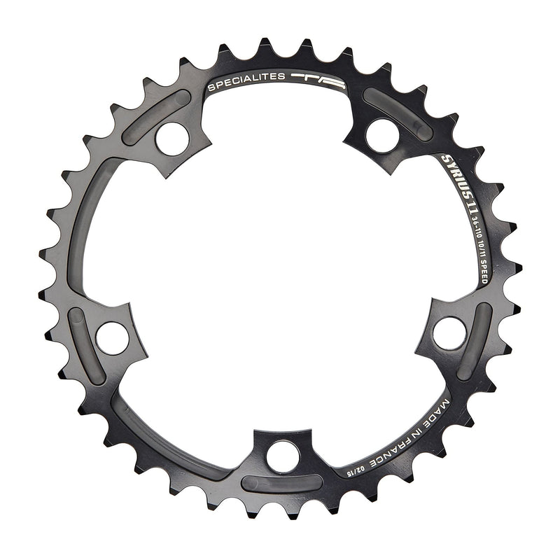 Spécialités TA Syrius 110pcd 10/11 Speed Chainring, Black