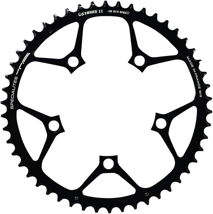 Spécialités TA Syrius 110pcd 10/11 Speed Chainring, Black