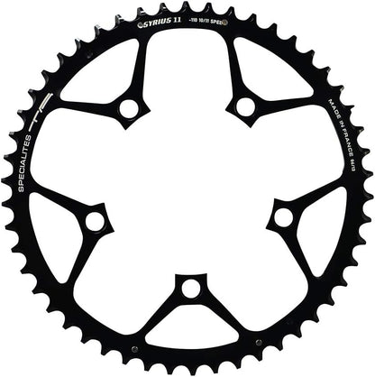 Spécialités TA Syrius 110pcd 10/11 Speed Chainring, Black