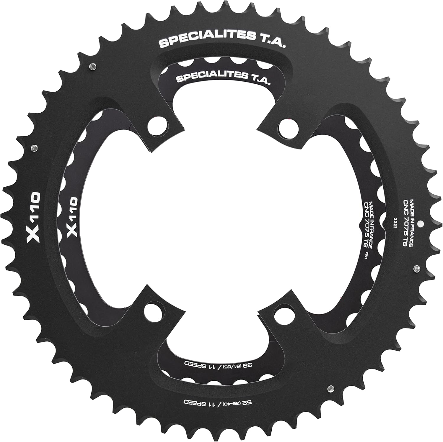 Spécialités TA X110 4 Arm 11 Speed Chainring