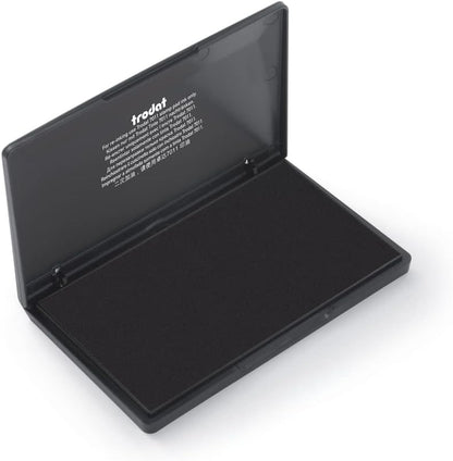 Trodat Large Ink Pad for Traditional Stamps - 158 x 90 mm (Black