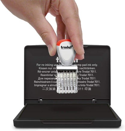 Trodat Large Ink Pad for Traditional Stamps - 158 x 90 mm (Black