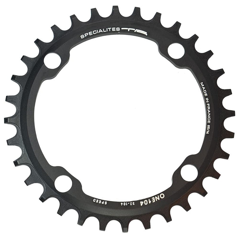 Spécialités TA 104pcd One MTB Narrow/Wide Chainring, Black