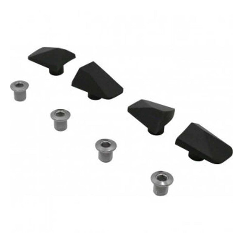 Spécialités TA X110 Intergrated Chainring Bolts & Covers, Charcoal, Pack of 4, Compatible with Shimano Ultegra 6800