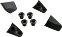 Spécialités TA R8000 Chainring Bolts & Cover Kit, Black, Pack of 4, Compatible with Shimano Ultegra R8000