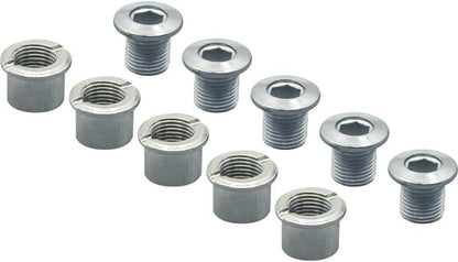 TA Schrauben Set Aluminium – Doppelplatten – Silber (Säckchen mit 5 Stück