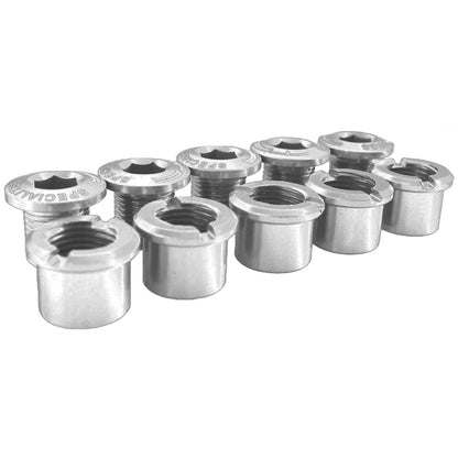 TA Schrauben Set Aluminium – Doppelplatten – Silber (Säckchen mit 5 Stück