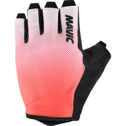 MAVIC Unisex Aksium Gradient Gloves, Coral/White