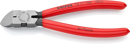 KNIPEX Seitenschneider für Kunststoff mit Kunststoff überzogen 160 mm, 72 11 160