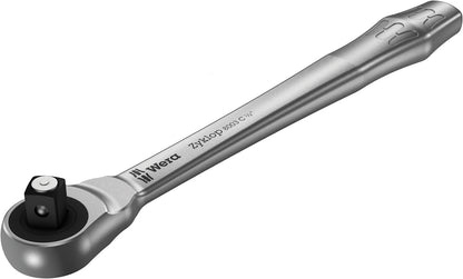Wera 05004063001 8003 C Zyklop Metal-Knarre mit Durchsteckvierkant mit 1/2Zoll-Antrieb , 1/2 Zoll x 281 mm