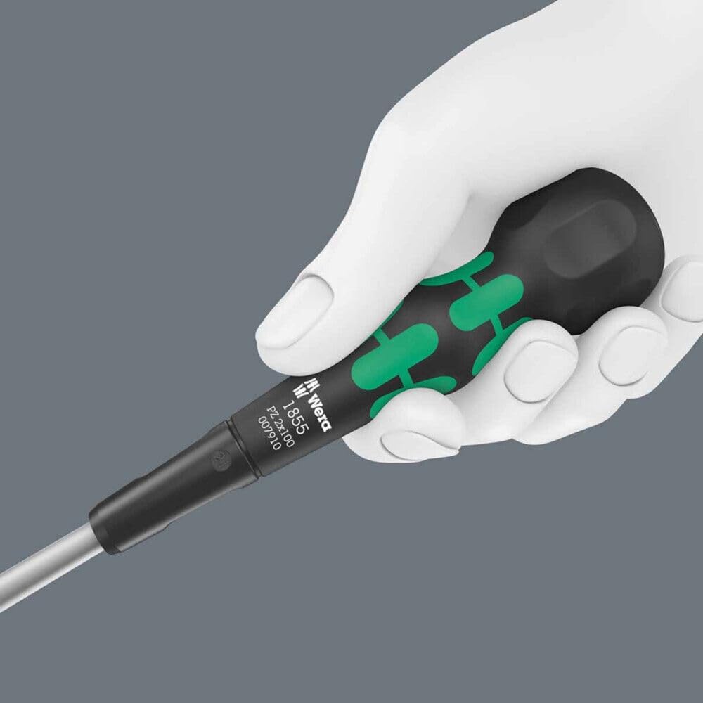 Wera Kraftform Pozidriv 007910 Screwdriver with Ball Handle PZ2 x 100 mm