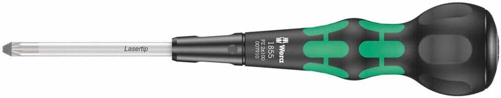 Wera Kraftform Pozidriv 007910 Screwdriver with Ball Handle PZ2 x 100 mm