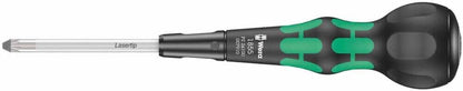 Wera Kraftform Pozidriv 007910 Screwdriver with Ball Handle PZ2 x 100 mm