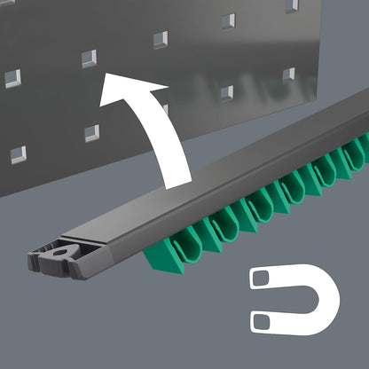 9610 Joker Magnetic rail, for up to 11 spanners, empty - 05136413001