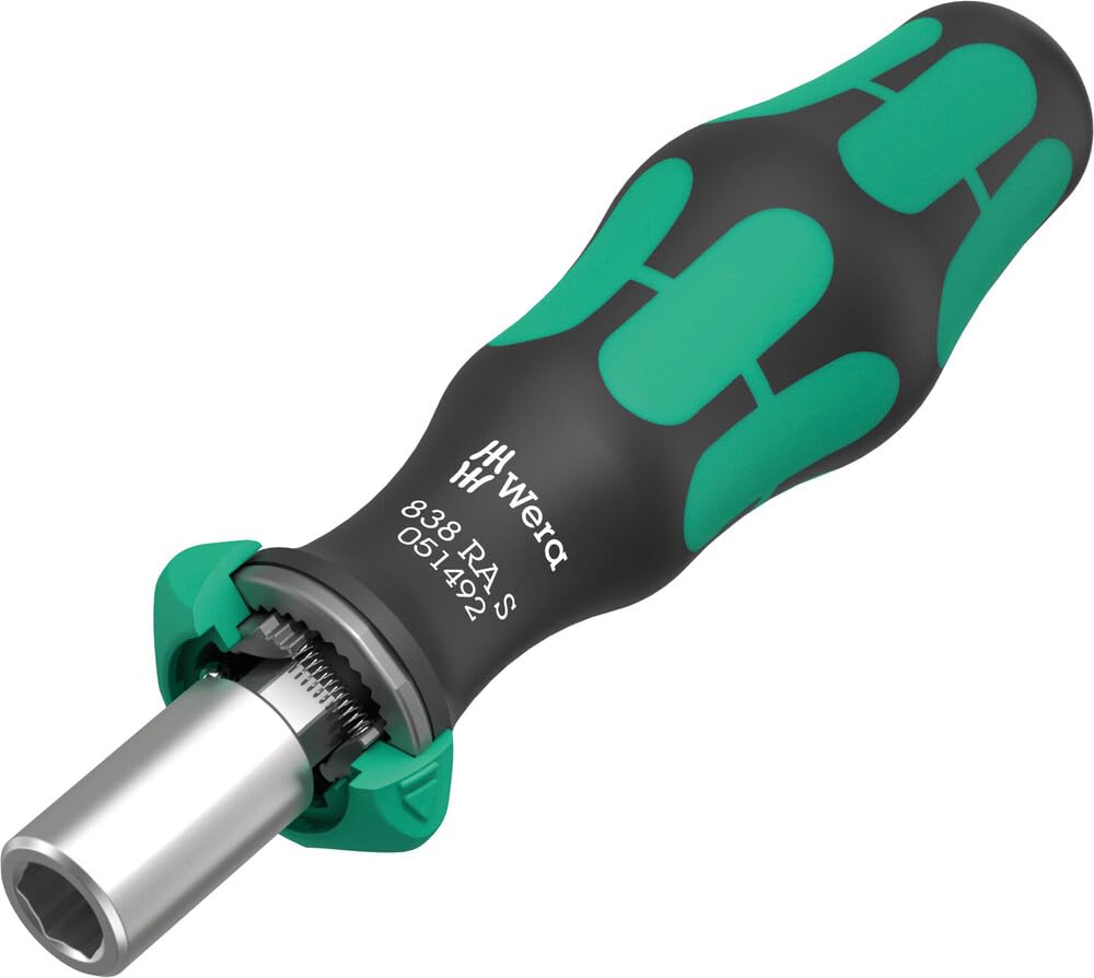 838 RA S Bits-Handhalter, with ratchet functionality, 1/4" - 05051492001