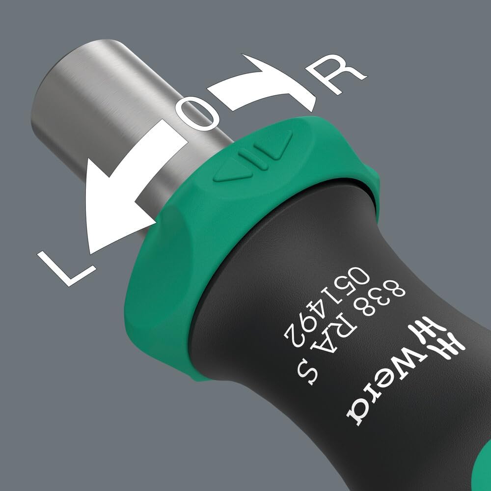 838 RA S Bits-Handhalter, with ratchet functionality, 1/4" - 05051492001
