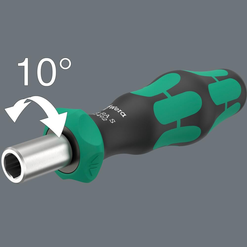 838 RA S Bits-Handhalter, with ratchet functionality, 1/4" - 05051492001