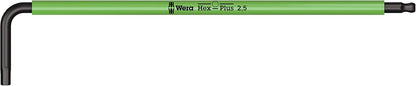 Wera 950/9 Hex-Plus Multicolour 3, L-Key Set, Metric, BlackLaser - 05133165001