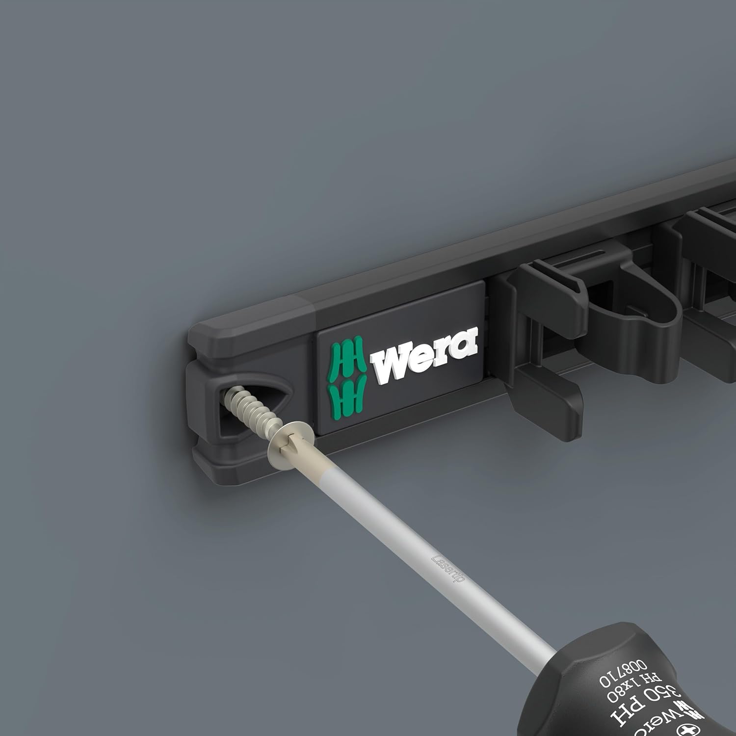 9611 Magnetic rail Kraftform screwdriver, for up to 9 Kraftform screwdrivers, empty - 05136414001