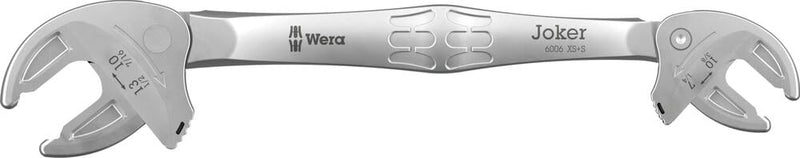 Wera Joker 6006 XS/S Self-Adjusting Double Wrench, 7-10 x 1/4-3/8" x 10-13 x 7/16-1/2" x 161mm