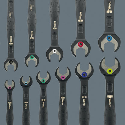 Wera Joker Black Edition 11-Piece Combination Ratchet Spanner Set