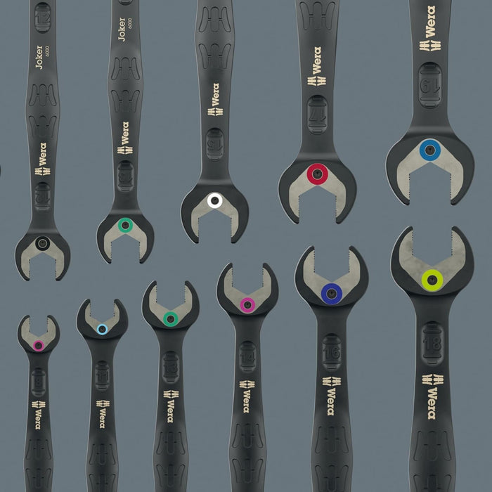 Wera Joker Black Edition 11-Piece Combination Ratchet Spanner Set