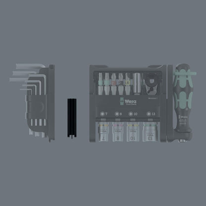Wera 9549 Adapter for Tool-Check Modular, 10.5 x 47 x 16.5 mm