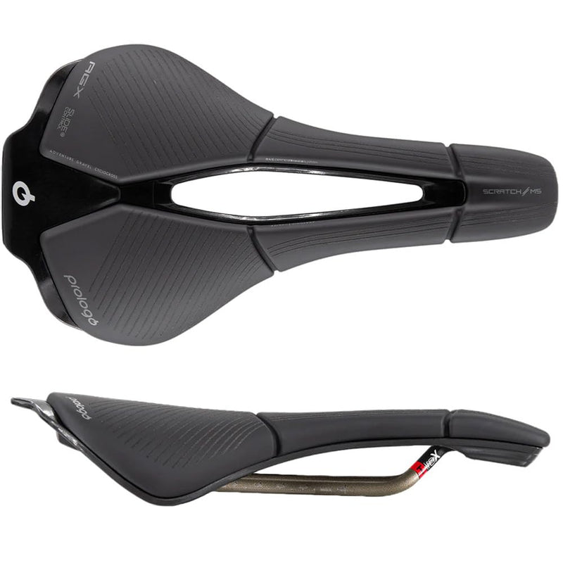 Prologo Scratch M5 PAS AGX Slide Control Saddle, Tirox Alloy Rail, 250x140mm