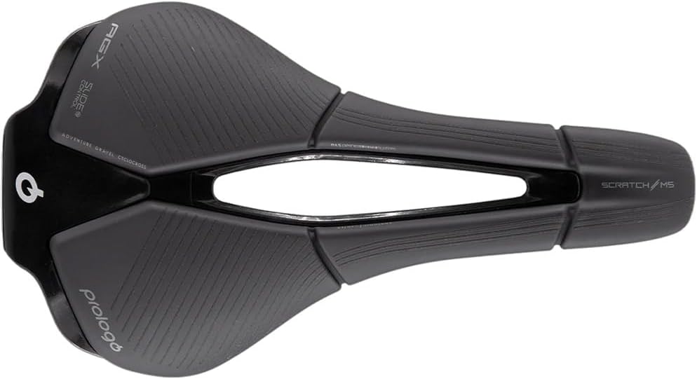 Prologo Scratch M5 PAS AGX Slide Control Saddle, Tirox Alloy Rail, 250x140mm
