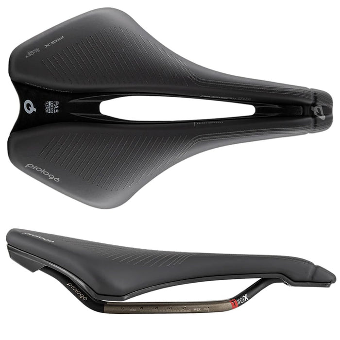 Prologo Dimension AGX PAS Space Slide Control Saddle, Tirox Alloy Rail, 245x153mm