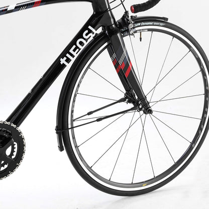 Flinger Unisex's Race Pro Road Bike Mudguard Set, Black, 700x18-32c