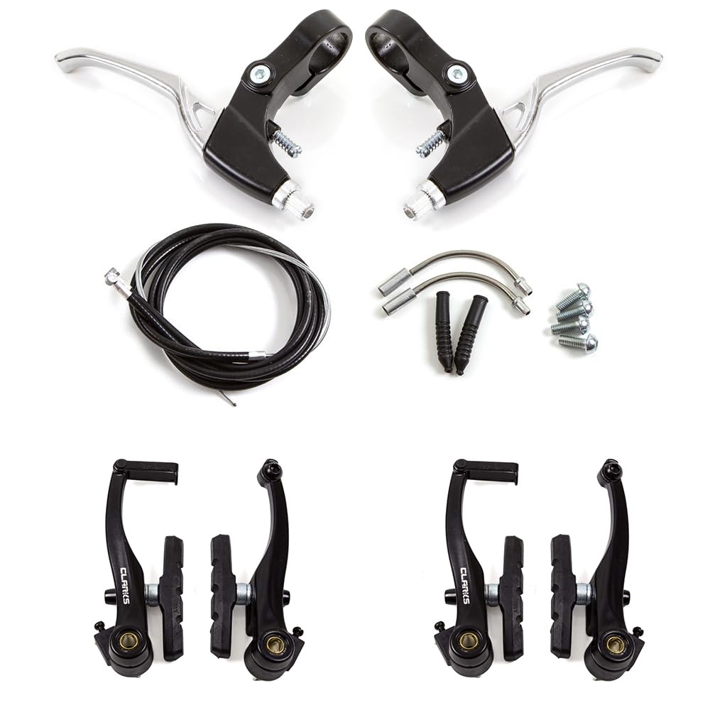Clarks Cycle Systems CLK-115-27 V-Brake Set Including Alloy Levers