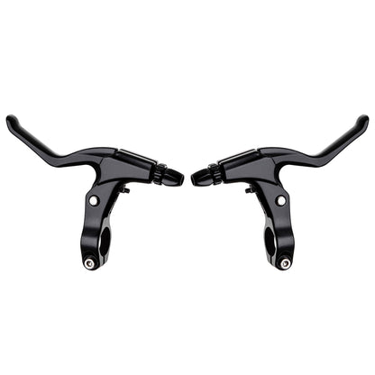 Clarks Cycle Systems CLK-24 Three Finger Alloy V-Brake Levers, Black, Pair