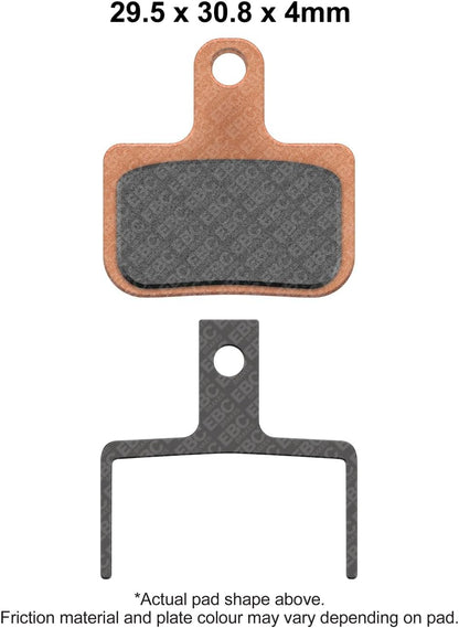 EBC Brakes CFA770 Disc Brake Pads, Compatible with Avid/Sram DB1 / DB3 / DB5, Green – Organic (Standard