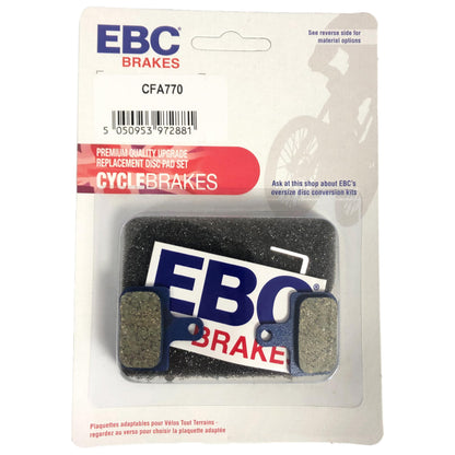 EBC Brakes CFA770 Disc Brake Pads, Compatible with Avid/Sram DB1 / DB3 / DB5, Green – Organic (Standard