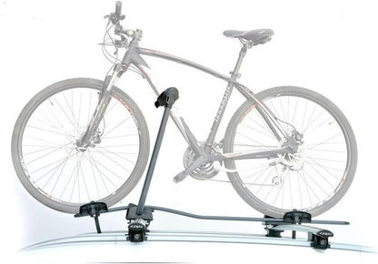 Peruzzo - Porte-vélo de Toit Pure Instinct - Manette d'ouverture à Distance - Bras Rotatif 360° - Rail alu, Bras Acier Anti-Rayures - Supporte vélos 12' à 29', Max 20kg - Compatible Freins à Disque