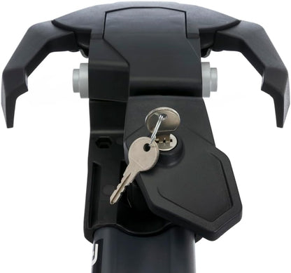 PERUZZO PURE INSTINCT ROOF FORK CAR ROOF CYCLE RACK, Black