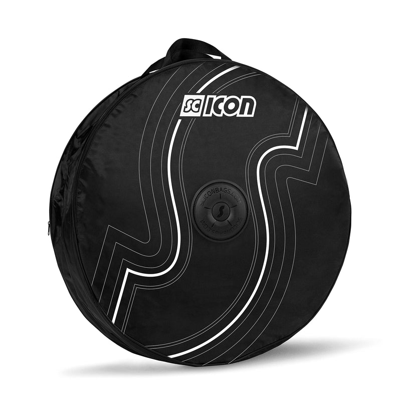 SCICON Double Wheel Bag, Padded Black, 73x82x10cm/26-Inch