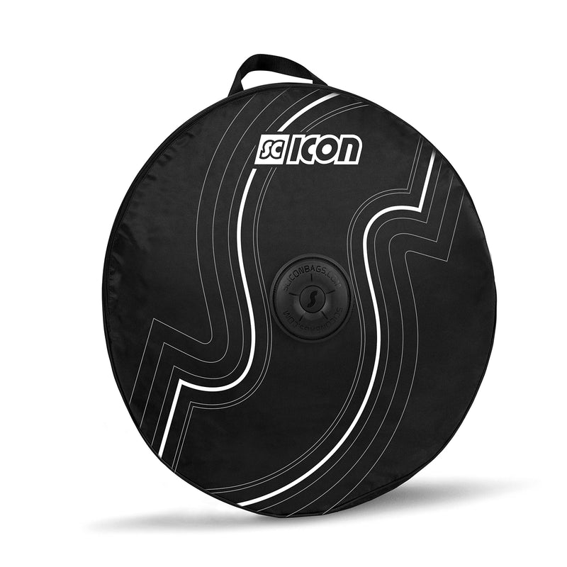 SCICON Sports Gepolsterte Radtasche für Einzelräder (schwarz